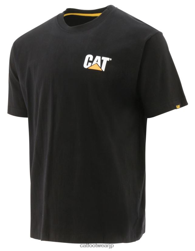 トレードマークのTシャツ 黒 男性 N2JB0V212 Caterpillar |トップス＆アウター